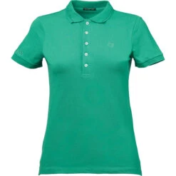 2022 Dublin Womens Lily Cap Sleeve Polo Top 1000385 - Emerald Colour Emerald