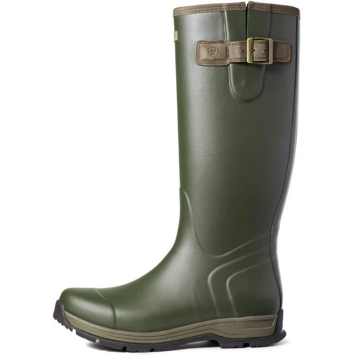 Ariat Mens Burford Insulated Wellington Boot - Olive Green 10035810 2 Ariat Mens Burford Insulated Wellington Boot - Olive Green 10035810 - Image 2
