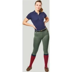 2022 Dublin Womens Cool It Everyday Riding Tights 100492402 - Olive Green Colour Olive Green -Ariat Shop 1004924026 DB Cool It Tights Image Null Hero.700x700