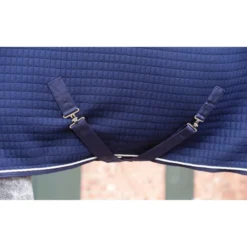 2022 Weatherbeeta Thermocell Standard Neck Cooler Fleece Rug 100621 - Navy / White -Ariat Shop 100621000320side.700x700