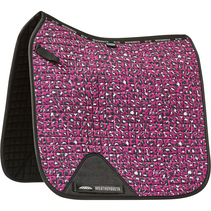 Weatherbeeta Prime Leopard Dressage Saddle Pad 1006959002 Pink Leopard Print 1 Weatherbeeta Prime Leopard Dressage Saddle Pad 1006959002 Pink Leopard Print