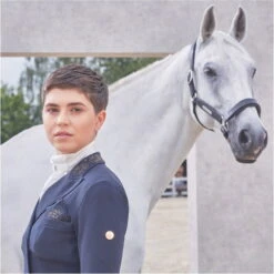 Pikeur Womens Lilien Pure Rose Show Jacket - Night Blue -Ariat Shop 1765 pik lifestyle main12.700x700