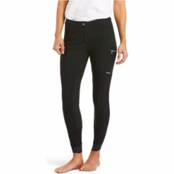 2021 Ariat Womens Triton Grip Full Seat Breech 10034974 - Black