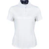 2022 Dublin Womens Ria Short Sleeve Competition Shirt 100306101 - White / Navy Colour Navy/White