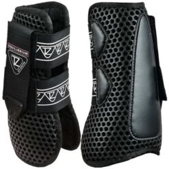 2022 Equilibrium Tri-Zone Open Fronted Tendon Boots 2885 - Black Colour Black