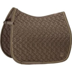 2021 Eskadron Glitter Mesh Saddle Pad 214855 - Plaza Taupe