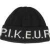 2021 Pikeur Logo Beanie 8846 - Black / White Colour Black/White