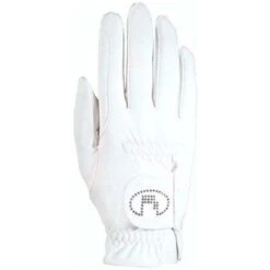 2022 Roeckl Lisboa Riding Gloves 3301-308 - White Colour White