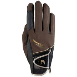 2022 Roeckl Madrid Riding Gloves 3301-249 - Mocha Colour Mocha