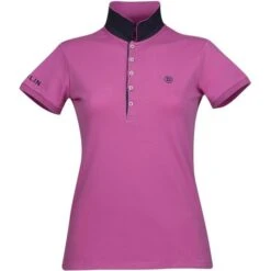 2022 Dublin Womens Lily Cap Sleeve Polo 1000385 - Red Violet Colour Red Violet