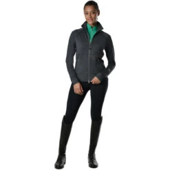 2022 Dublin Womens Nyla Active Zip Jacket 1010952002 - Asphalt