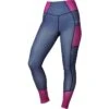2022 Dublin Womens Power Tech Colour Block Full Grip Training Tights 1004091025 - Red Violet