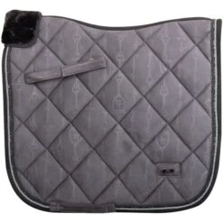 2022 HV Polo Lauren Dressage Saddle Pad 802493450 - Zinc Grey Colour Zinc Grey