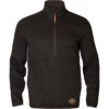 2022 Harkila Mens Metso Half Zip Fleece 15010734403 - Shadow Brown