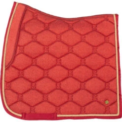 2022 PS Of Sweden Stardust Glitter Dressage Saddle Pad 20073-720 - Red