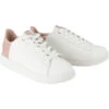 2022 Pikeur Womens Pauli Selection Trainers 282400 803 - White / Powder Rose Velours Colour White / Powder Rose Velours