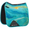 2022 Weatherbeeta Pony Prime Marble Dressage Saddle Pad 1008703 - Blue / Orange Swirl Colour Blue/Orange Swirl