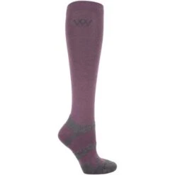 2022 Woof Wear Winter Riding Sock WW0015 - Heather Colour Heather