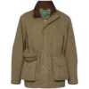 2023 Alan Paine Mens Combrook Tweed Shooting Field Coat COMGFIE - Sage Colour Sage