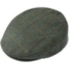 2023 Alan Paine Mens Rutland Tweed Flat Cap RUTGCAP - Fern Colour Fern