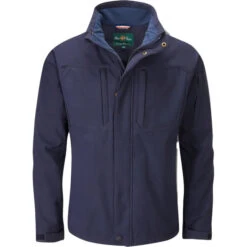 2023 Alan Paine Mens Westermoor Softshell Jacket MOSGJKT - Navy