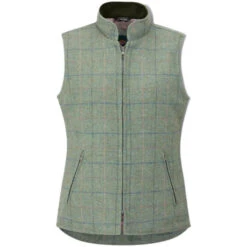 2023 Alan Paine Womens Rutland Tweed Gilet RUTLGIL - Spindle