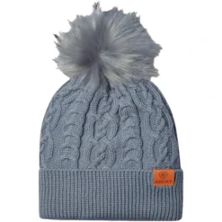 2023 Ariat Norfolk Beanie Hat 1004728 - Heather Grey Colour Heather Grey