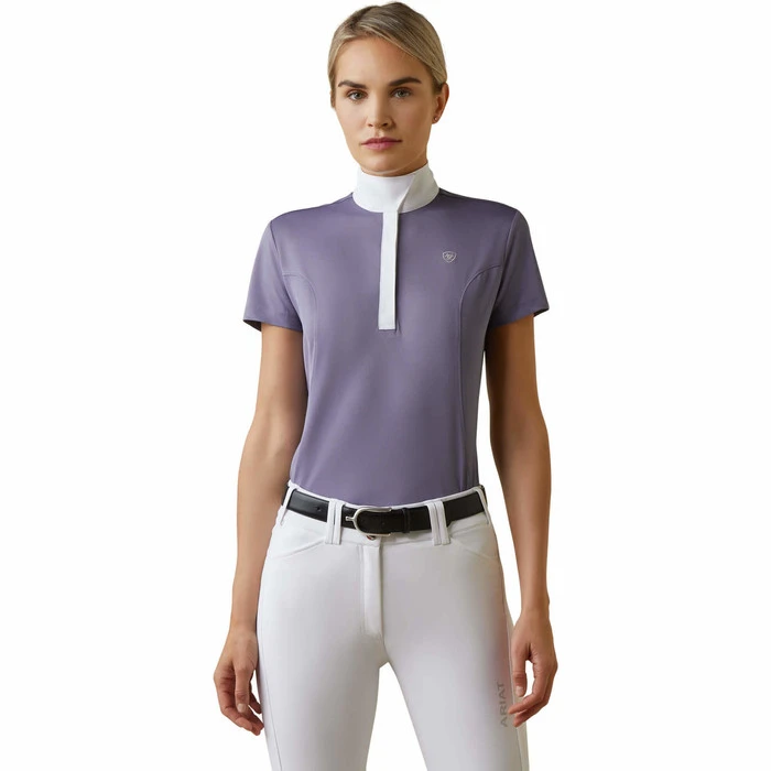 2023 Ariat Womens Aptos Show Shirt 10043499 - Dusky Granite 1 2023 Ariat Womens Aptos Show Shirt 10043499 - Dusky Granite