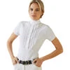 2023 Ariat Womens Luxe Show Shirt 10043820 - White