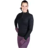 2023 HKM Womens Arctic Bay Long Sleeve Functional Shirt 14268 - Black