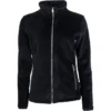 2023 HKM Womens Leana Plush Jacket 14233 - Black