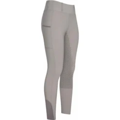 2023 HV Polo Womens Classic Full Grip Riding Tights 201093506 - Titanium Colour Titanium