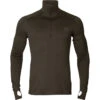 2023 Harkila Mens Base All Season Half Zip Top 2001060 - Shadow Brown
