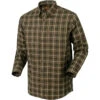 2023 Harkila Mens Milford Shirt 140106415 - Beech Green Check