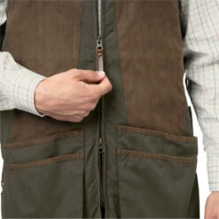 2023 Harkila Mens Rannoch HSP Shooting Waistcoat 110117178 - Willow Green Colour Willow Green -Ariat Shop 202320Harkila20Mens20Rannoch20HSP20Shooting20Waistcoat2011011717820 20Willow20Green20Close20Up.700x700