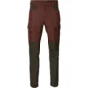 2023 Harkila Mens Scandinavian Trousers 110127807 - Bloodstone Red / Shadow Brown Colour Shadow Brown/Bloodstone Red