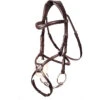 2023 Henry James Saddlery Mexican Grackle Bridle HJ-BR-05 - Havana Brown