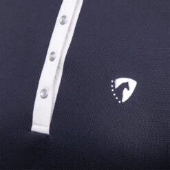 2023 Hy Equestrian Womens Sophia Sleeveless Show Shirt 3666 - Rich Navy -Ariat Shop 202320Hy20Equestrian20Womens20Sophia20Sleeveless20Show20Shirt20366620 20Rich20navy20Close20Up.700x700