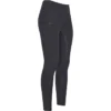 2023 Imperial Riding Womens Shiny Sparks Full Grip Riding Tights KL44322008 - Black Colour Black