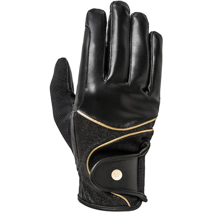 2023 Mountain Horse Diamond Rider Gloves 70960193 - Gold / Black Colour Gold/Black 1 2023 Mountain Horse Diamond Rider Gloves 70960193 - Gold / Black Colour Gold/Black