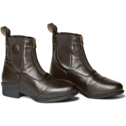 2023 Mountain Horse Veganza Zip Paddock Boots 0108103 - Brown