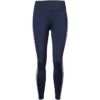2023 Mountain Horse Womens Active Stripe Tech Tights 053210 - Navy
