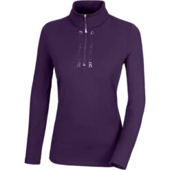 2023 Pikeur Junior Zip Shirt 427600 - Blueberry Colour Blueberry