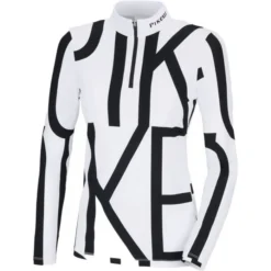 2023 Pikeur Womens Print Shirt 427200 - White Colour White