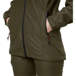 2023 Seeland Womens Avail Jacket 100219912 - Pine Green Melange -Ariat Shop 202320Seeland20Womens20Avail20Jacket2010021991220 20Pine20Green20Melange20Close20Up202.700x700