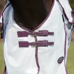 2023 Weatherbeeta Comfitec Essential Mesh II Combo Neck Fly Rug 1000441166 - White / Maroon / Grey Colour Grey/White/Maroon -Ariat Shop 202320Weatherbeeta20Comfitec20Essential20Mesh20II20Combo20Neck20100044116620 20WhiteMarron2020Grey20close.700x700