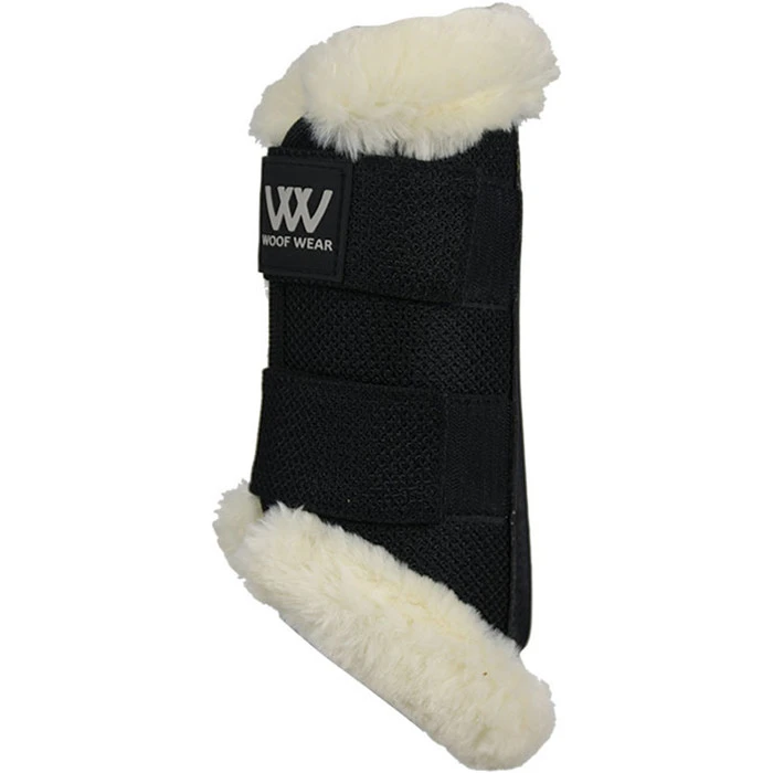 2023 Woof Wear Vision Elegance Sheepskin Brushing Boots WB0080 - Black Colour Black 1 2023 Woof Wear Vision Elegance Sheepskin Brushing Boots WB0080 - Black Colour Black