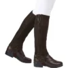 Dublin Womens Suede Half Chaps II Brown 591843