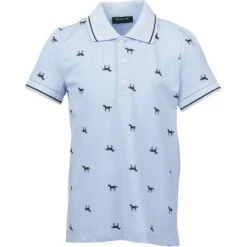 2023 Dublin Junior Elyse Short Sleeve Polo Shirt 10184330 - Bluebell Colour Bluebell