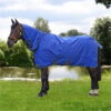 Hy Equestrian StormX Original 100g Combi Neck Turnout Rug - Blue
